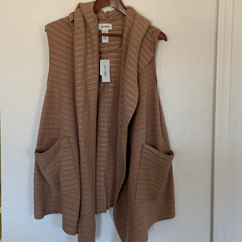 Le Moda Tan Vest